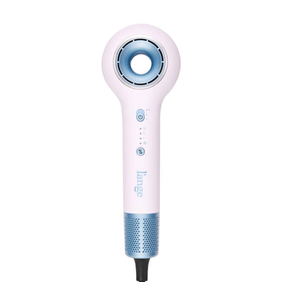 White L'ange HaloRing Hair Dryer in a blank background