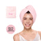 Plush Hair Wrap Towel Medium Ultra-Absorbent Coral Fleece