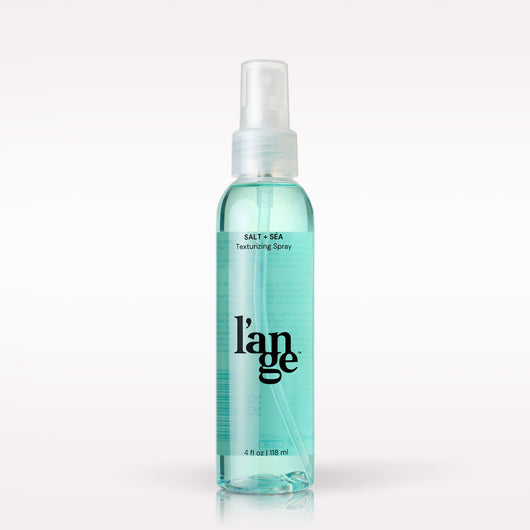 L’ange Salt + Sea Texturizing Spray on a blank background 