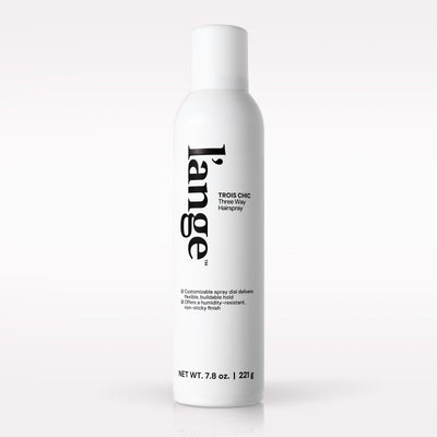 L’ange Trois Chic Three Way Hairspray on a blank background 