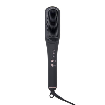 Black SteamSmooth comb on a blank background
