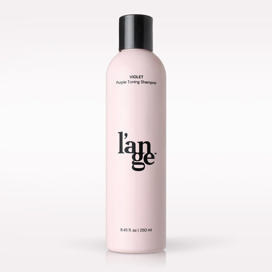 L’ange Violet Toning Shampoo on a blank background 
