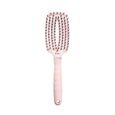 blush L’ange vented paddle brush with nylon bristles on a white background